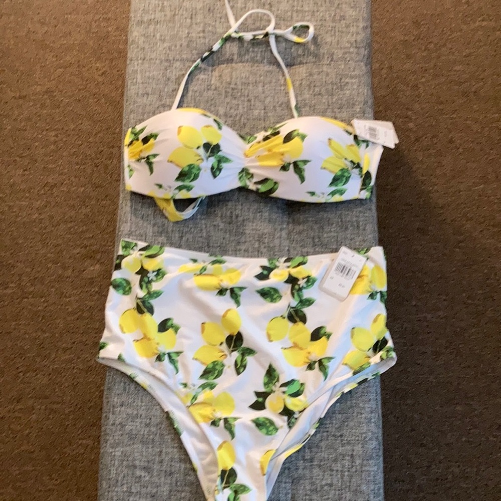 Lemon print bikini 2X